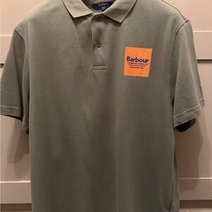 Barbour Green Polo Shirt Classic Style